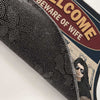 Welcome To Our Home, The Kids Are Shady & My Husband Is Cool - Family Personalized Custom Decorative Mat - Gift For Family Members