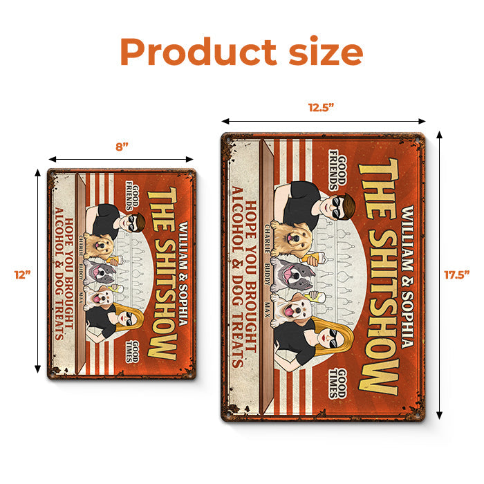 Welcome To The Special Show - Dog Personalized Custom Home Decor Metal Sign - House Warming Gift For Pet Owners, Pet Lovers