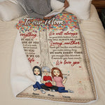 We Will Always Be Your Little Babies - Family Personalized Custom Blanket - Mother's Day, Birthday Gift For Mom From Daughter