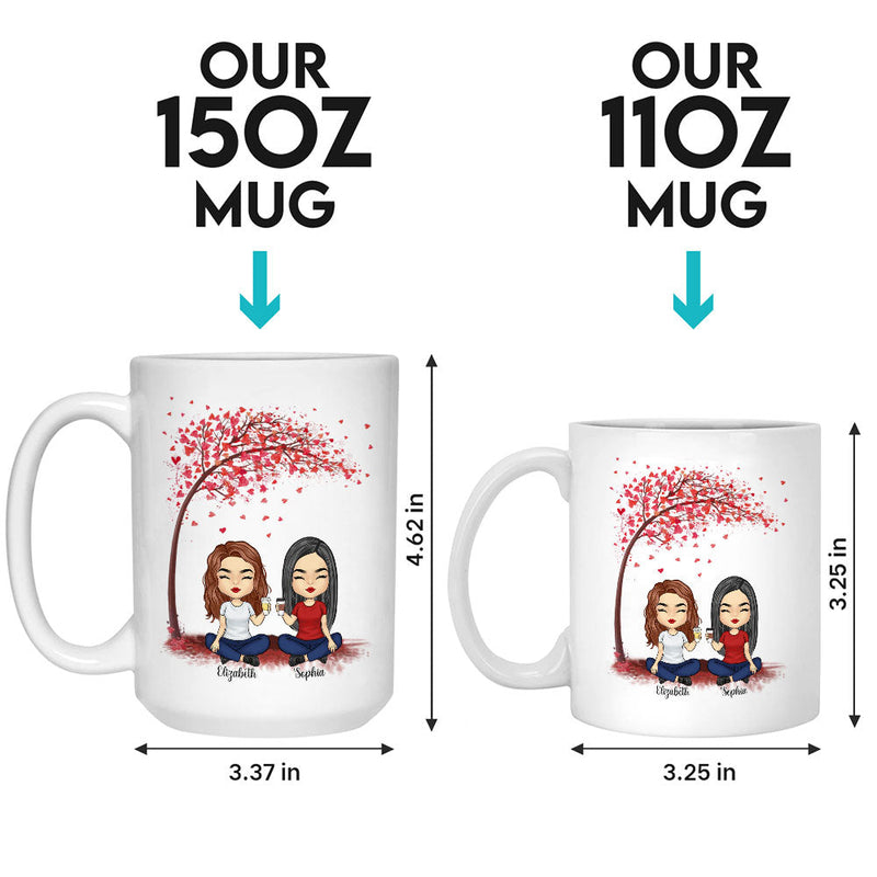 We’re Like A Really Small Gang - Bestie Personalized Custom Mug - Gift For Best Friends, BFF, Sisters