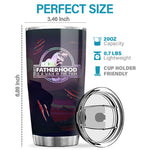 Gift for Dad - Fatherhood Is A Walk In The Park - Dark Ver. - Personalized Tumbler
