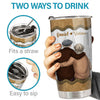 I Love You More The End I Win - Couple Personalized Custom Tumbler - Gift For Husband Wife, Anniversary