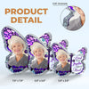 I Am Always With You - Memorial Personalized Custom Butterfly Shaped Acrylic Plaque - Upload Image, Sympathy Gift, Gift For Family Members