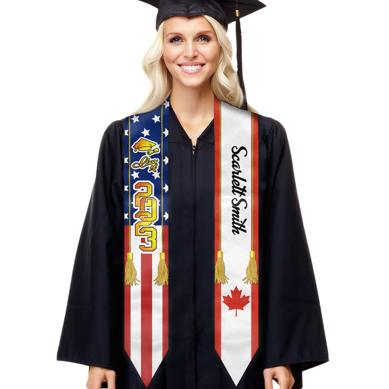 I'm Graduated - Personalized Custom Graduation Stole - Graduation Gift