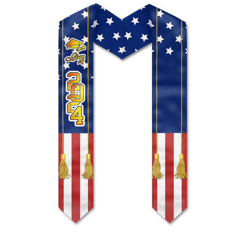 The Class Of 2024 2025 2026 - Personalized Custom Graduation Stole - Graduation Gift