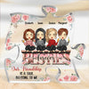 There Is No Greater Gift Than Sisters - Bestie Personalized Custom Puzzle Shaped Acrylic Plaque - Gift For Best Friends, BFF, Sisters