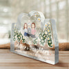 Mom Daughters A Bond Can't Be Broken - Family Personalized Custom Shaped Acrylic Plaque - Mother's Day, Birthday Gift For Mom
