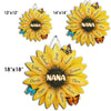 Nana Grandma Family Sunflower - Gift For Grandma Mom Personalized - Shaped Wood Sign