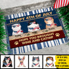 Happy Independence Day Hope You Brought Wine And Catnip - 4th Of July Funny Personalized Pet Decorative Mat (Cat & Dog)