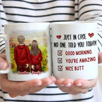 Good Morning You Are Amazing - Gift For Couples, Personalized Mug