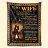 I Wish I Could Turn Back The Clock & Love You Longer  - Couple Blanket - Valentine Gift For Wife From Husband