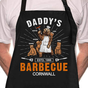 Daddy's Barbecue Grill - Gift For Dad, Grandpa - Personalized Apron