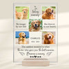No Longer By Our Side But Forever In Our Hearts - Upload Image - Personalized Acrylic Plaque