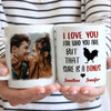 I Love You For Who You Are - Upload Image, Gift For Couples - Personalized Mug
