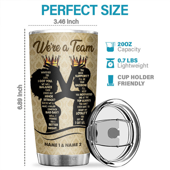 I Married You Because I Cannot Live Without You - Personalized Tumbler - Gift For Couple, Husband Wife, Anniversary, Engagement, Wedding, Marriage Gift