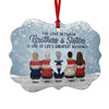 Brothers And Sisters Never Apart, Maybe In Distance But Never At Heart - Personalized Custom Benelux Shaped Wood, Aluminum Christmas Ornament - Gift For Siblings, Christmas New Arrival Gift