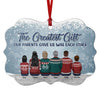 The Love Between Brothers & Sisters Is One Of Life's Greatest Blessings - Family Personalized Custom Ornament - Wood/Aluminum Benelux Shaped - New Arrival Christmas Gift For Siblings, Brothers, Sisters