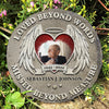 Loved Beyond Words, Missed Beyond Measure - Personalized Memorial Stone, Human Grave Marker - Upload Image, Memorial Gift, Sympathy Gift