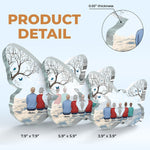 I Am Always With You - Memorial Personalized Custom Butterfly Shaped Acrylic Plaque - Sympathy Gift, Gift For Family Members