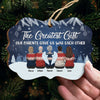 Brothers And Sisters Never Apart - Personalized Custom Benelux Shaped Wood/Aluminum Christmas Ornament - Gift For Siblings, Christmas New Arrival Gift