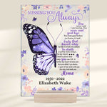 God Took You Home - Personalized Acrylic Plaque - Husband Wife