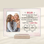 I Need To Say I Love You - Upload Image, Gift For Mom, Personalized Acrylic Plaque