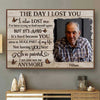 The Day I Lost You - Upload Image, Personalized Horizontal Poster