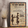 To My Beloved Mom & Dad - Personalized Vertical Poster