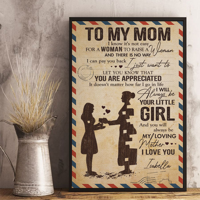 To My Beloved Mom & Dad - Personalized Vertical Poster