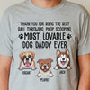 Thank You For Being The Best Ball Throwing - Gift For Dads, Personalized Unisex T-Shirt