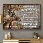 I Had You And You Had Me - Personalized Horizontal Poster