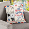 My Favorite Place In All The World Is Next To You - Gift For Couples, Personalized Pillow (Insert Included)