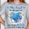 My Angel Has Paws - Personalized Unisex T-Shirt