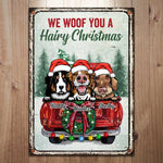 'Tis The Season To be Jolly - Happy Pawlidays - Personalized Metal Sign