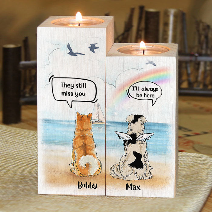 Still Talk About You - Dogs In Heaven - Personalized Candle Holder