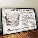 I Love You More Than Any Fight We Will Ever Have - Gift For Couples, Personalized Horizontal Poster