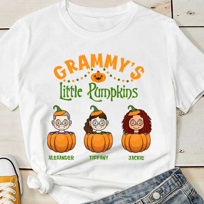 Happy Halloween - Some Little Pumpkins For Halloween  - Personalized Unisex T-Shirt