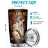 Not Always Eye To Eye But Always Heart To Heart - Personalized Tumbler - Gift For Couple, Husband Wife, Anniversary, Engagement, Wedding, Marriage Gift