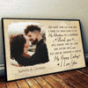 You Are My Happy Ending - Upload Image, Gift For Couples - Personalized Horizontal Poster