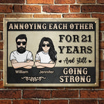 Annoying Each Other For Many Years - Personalized Metal Sign