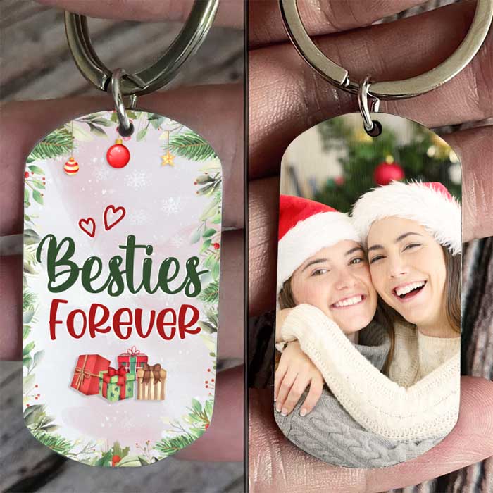 Being My Friend Is Really The Only Gift You Need - Upload Photo - Personalized Keychain