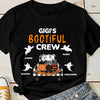Bootiful Crew - Ghosts and Spiders  - Personalized Unisex T-Shirt, Halloween Ideas.