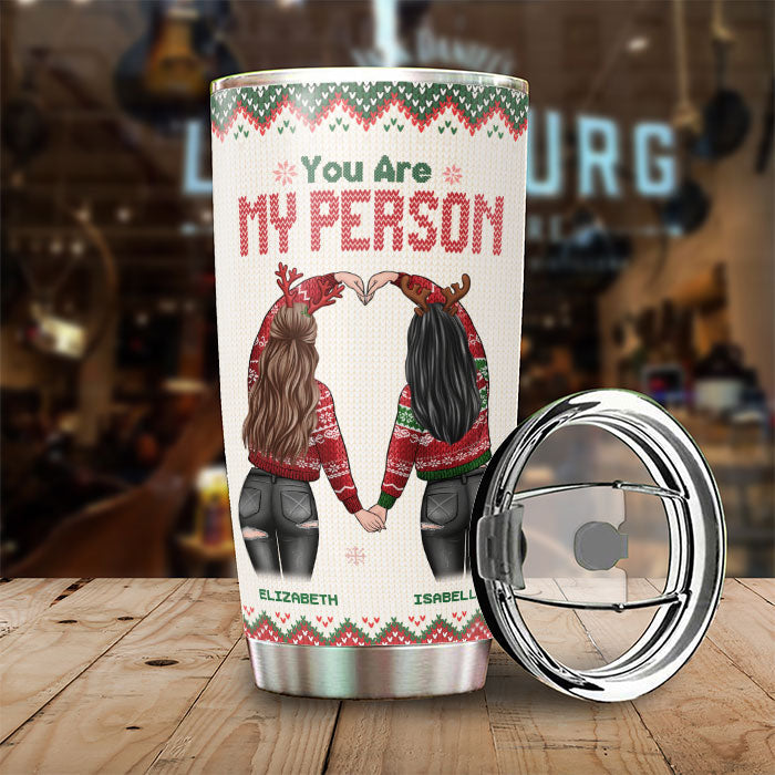 Thank You For Making Me Laugh When I Didn't Even Want To Smile - Personalized Tumbler