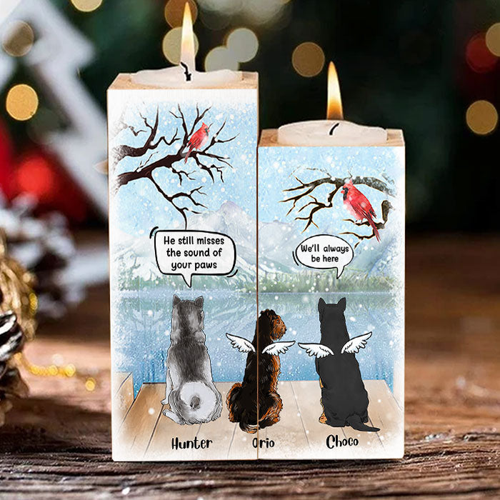 Still Talk About You - Dogs In Heaven - Personalized Candle Holder