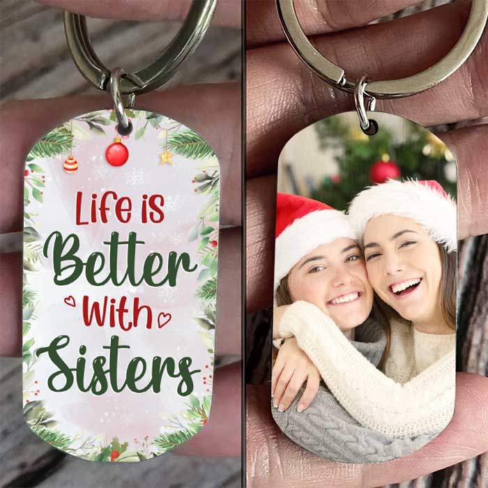 Being My Friend Is Really The Only Gift You Need - Upload Photo - Personalized Keychain