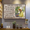 The Day I Lost You - Upload Image, Personalized Horizontal Poster