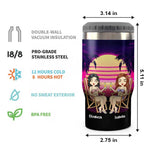 Keeping Each Other Sane - Personalized Can Cooler - Gift For Bestie