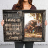 Baby Let's Go Camping - Upload Image, Gift For Couples - Personalized Name & Date Canvas