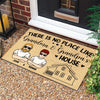 There's No Place Like - Personalized Decorative Mat