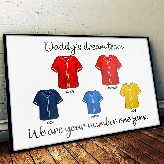 We Are Your Number One Fan - Personalized Horizontal Poster